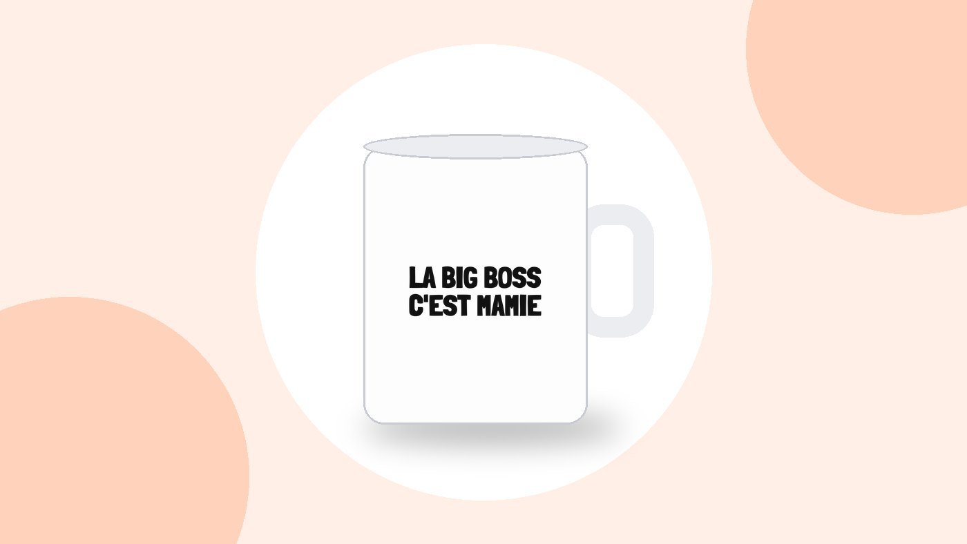 Mug rigolo pour mamie : des phrases tendres et drôles